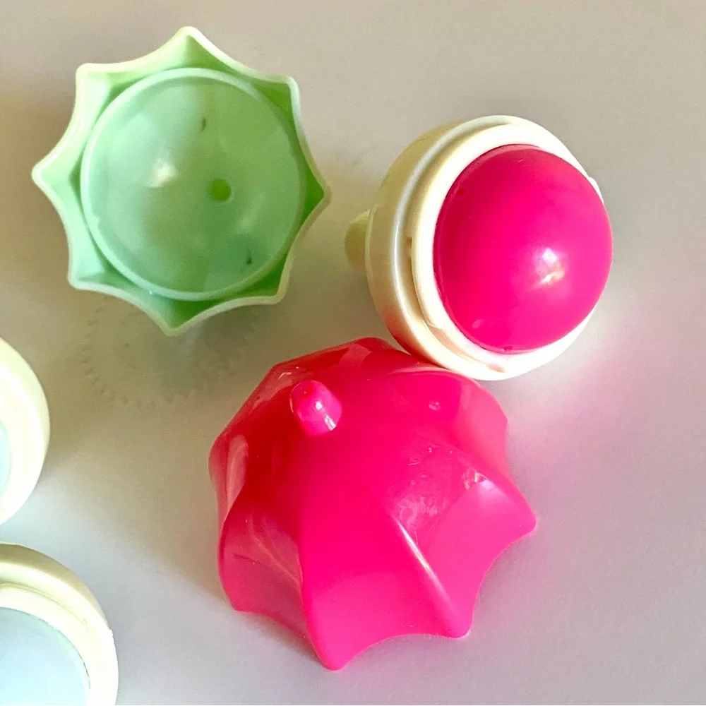 5/$25 3pc lip balm lip gloss Umbrellas lightly scented brand new